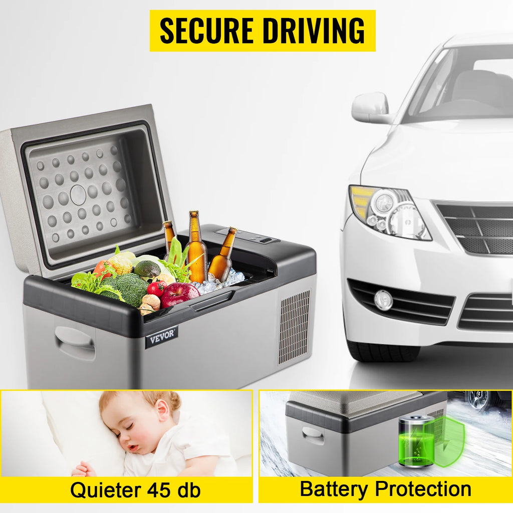 SucceBuy 15L - 55L Car Refrigerator, Mini Fridge Freezer