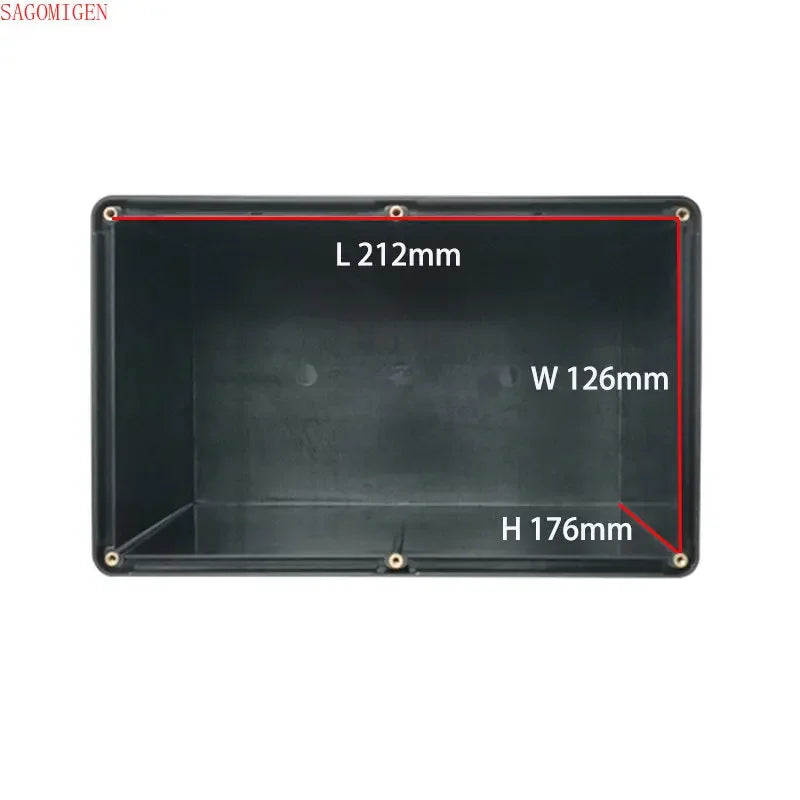 12V 24V 30Ah 40Ah 50Ah Lifepo4 Lithium Battery Storage Box, 32650/33140 Battery Case