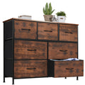 JHK Desser For Bedroom With 7 Fabric Drawers Organizer Storage Closet Chest Clothes, Also For Living Room Display Cabinet