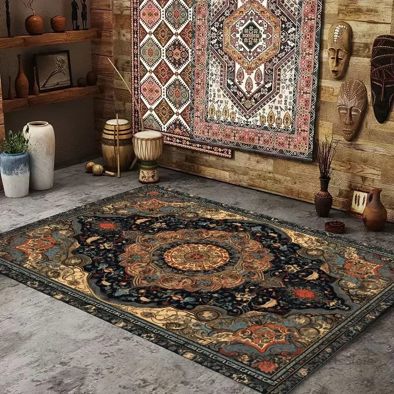 Persian American Retro Carpet, Ethnic Style