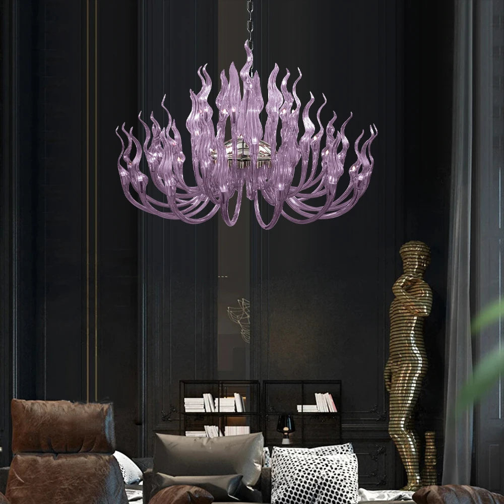 Arabella Crystal Ceiling Chandelier Clear Glass Crystal Pendant Chandelier For Dining Living Room Bedroom Hanging Chandeliers