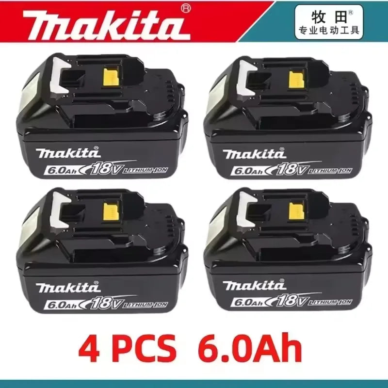 2026 Makita BL1860 BL1850B BL1850 BL1840 BL1830 Screwdriver Battery  Charger 18v Replacement Power Tool Batteries.