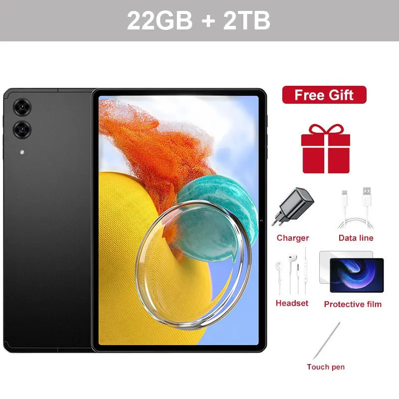 2026 Pad 7s Pro Tablet 16GB+1TB 10000mAh Battery 10.1 inch Android 15 Tablets PC Global Version 5G WIFI Dual SIM Tab For Kids