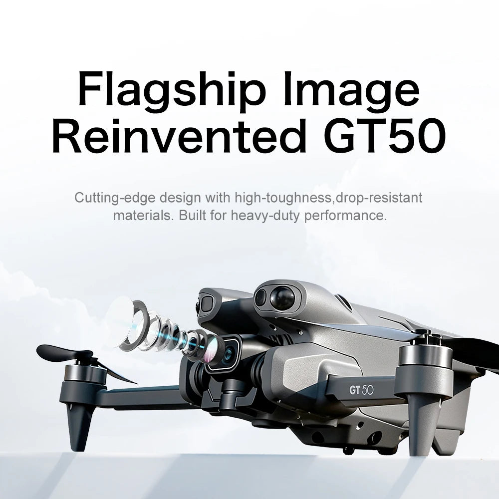 Lenovo GT50 GPS Drone 8K HD Camera 5G WIFI FPV Screen Remote Control Brushless Motor Lightweight Professional Aerial Quadcopter