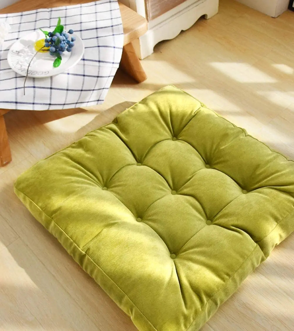 Floor Pillow Square Floor Seating Pillow Cushion Meditation Yoga Seat Kneeling Pillows