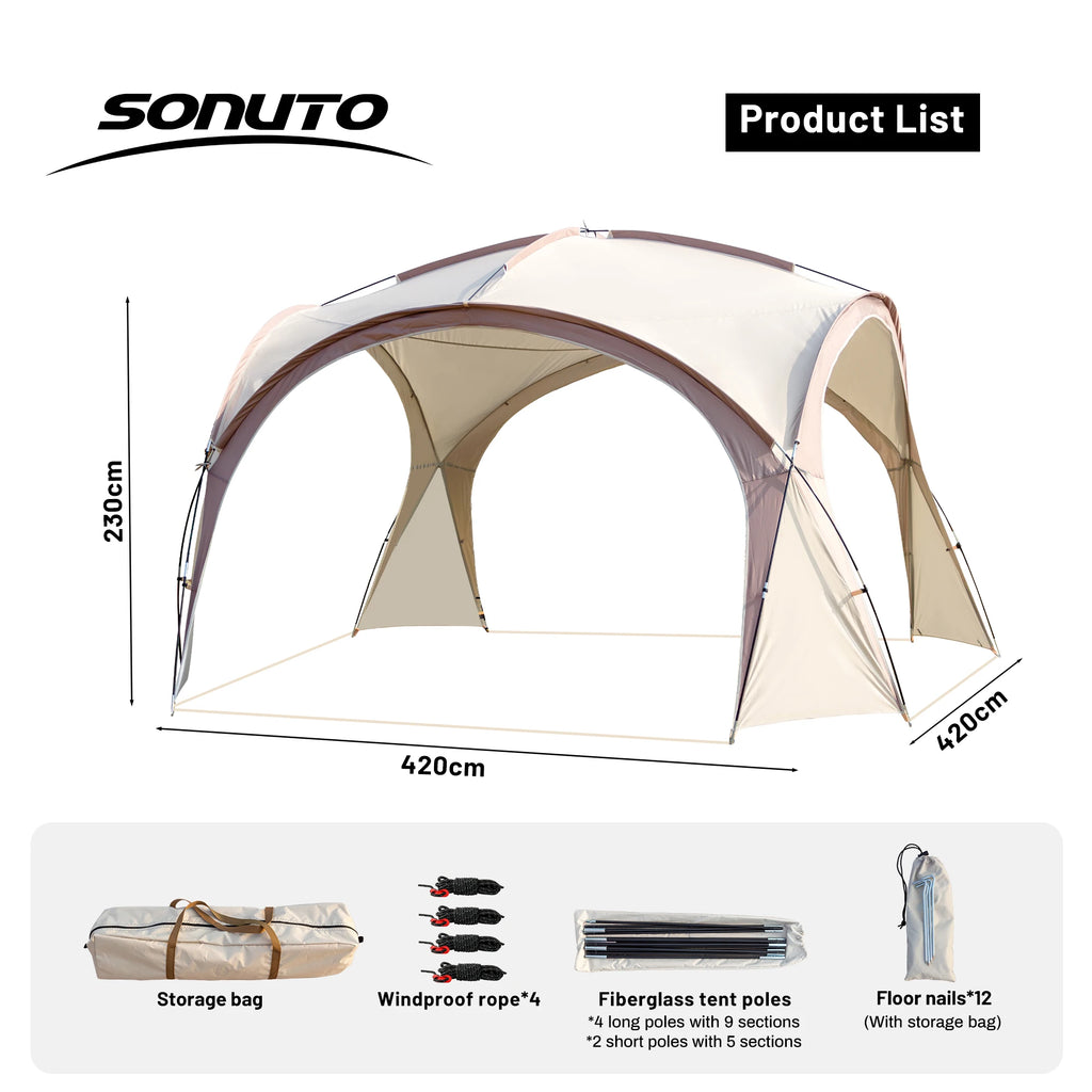 Sonuto Extra Large Dome Canopy Pop-up Tent