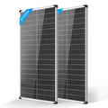 12V 200W N-Type 18BB Solar Panel, High Efficiency 25% Solar Cell A+ PV Module IP68 Junction Box, Portable Solar Panel for RV Camper Boat Rooftop Off Grid Power