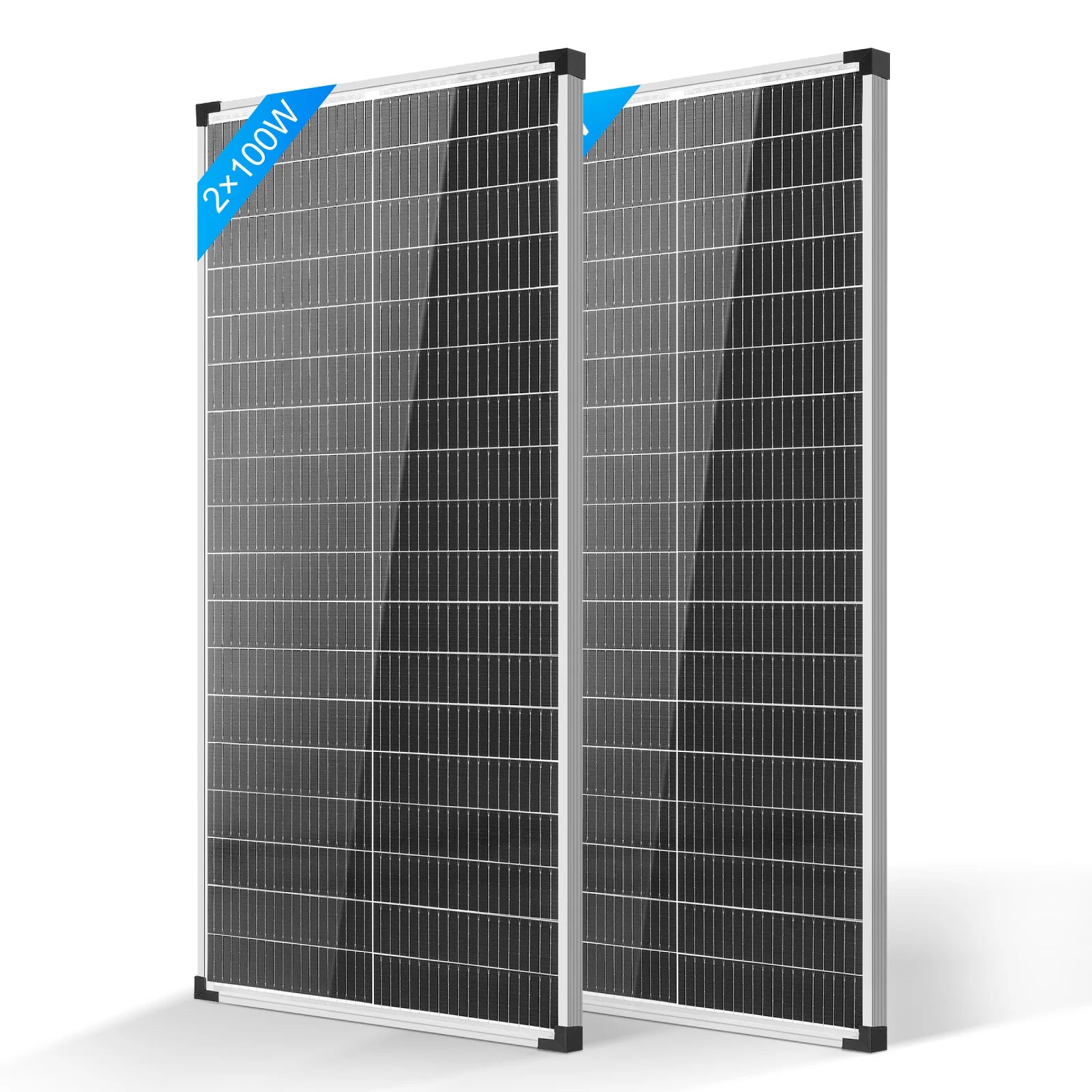 12V 200W N-Type 18BB Solar Panel, High Efficiency 25% Solar Cell A+ PV Module IP68 Junction Box, Portable Solar Panel for RV Camper Boat Rooftop Off Grid Power