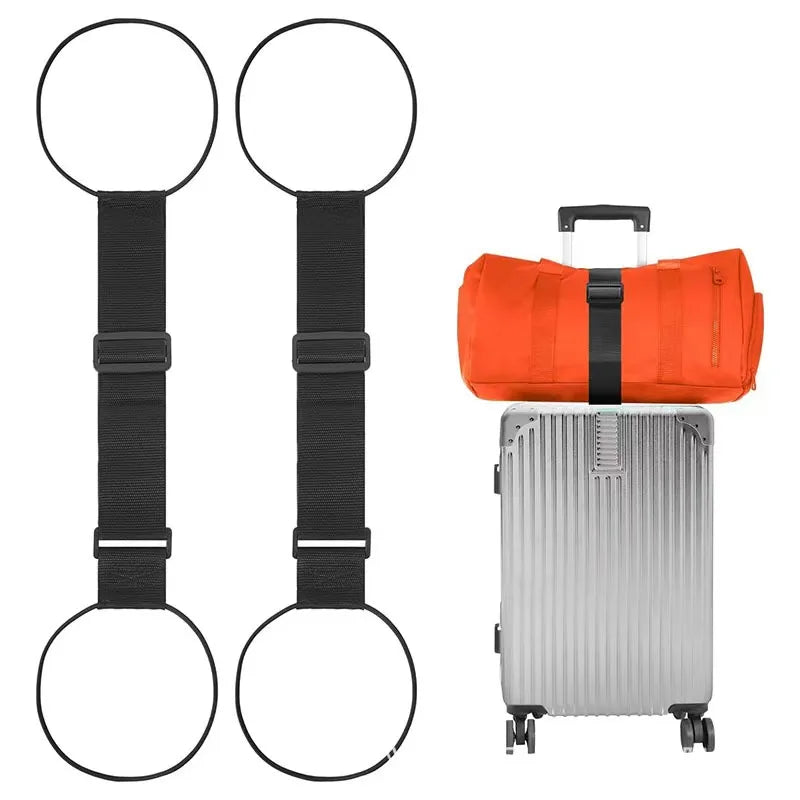 Elastic Adjustable Luggage Strap Carrier Strap Baggage Bungee Luggage Belts