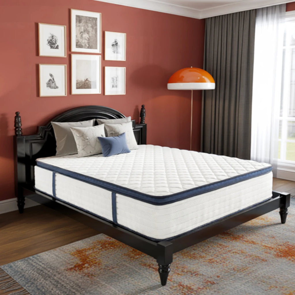 10/12/14 Inch Queen Size Mattress, Hybrid Mattress, Medium Firm for Pressure Relief