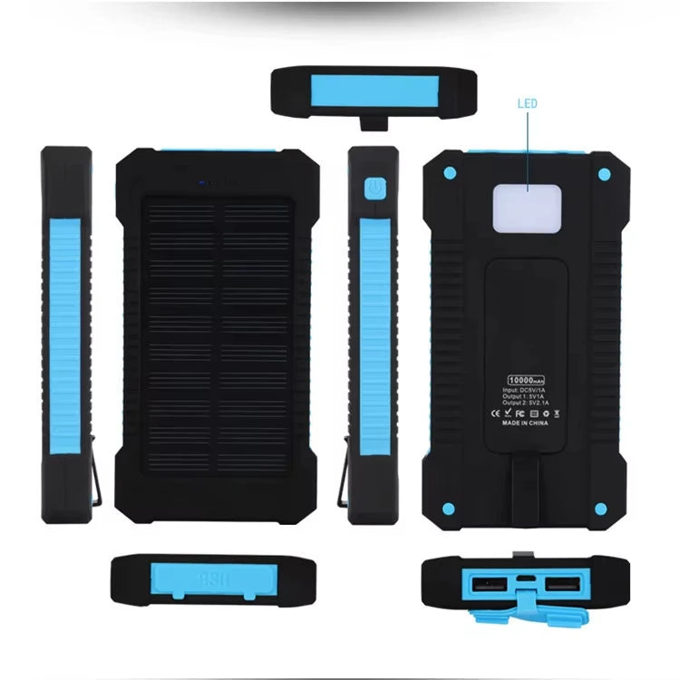 Lenovo 500000mAh Solar Power Bank Super Fast Charging Outdoor Portable Battery for iPhone Samsung Huawei