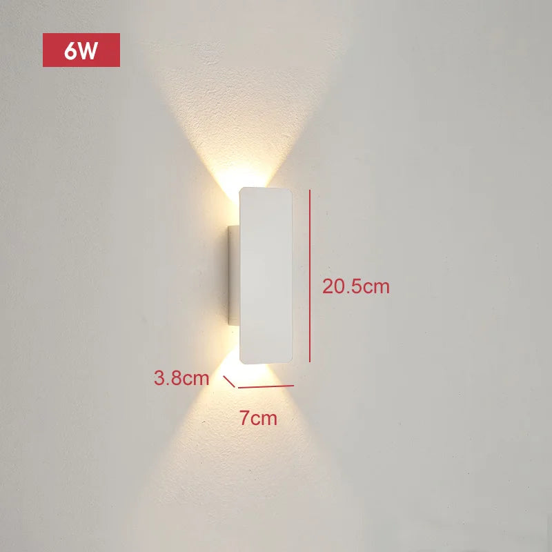 Outdoor Waterproof Strip Aluminum Wall Lights