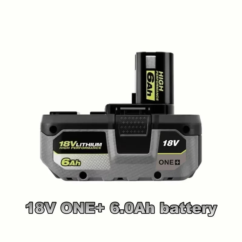 RYOBI 18V ONE+ 6.0Ah 8.0Ah Premium Lithium Rechargeable Battery, 2026 New Upgrade Shockproof Long Endurance Cordless Tool Battery