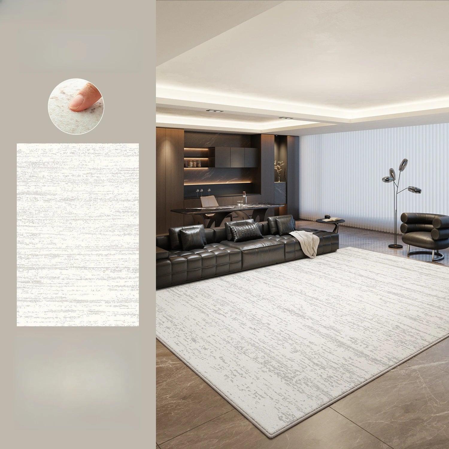 Modern Style Bedroom Decor Large Carpet Light Luxury Carpets for Living Room Fluffy Soft Lounge Floor Mat Thick Plush Study Rug