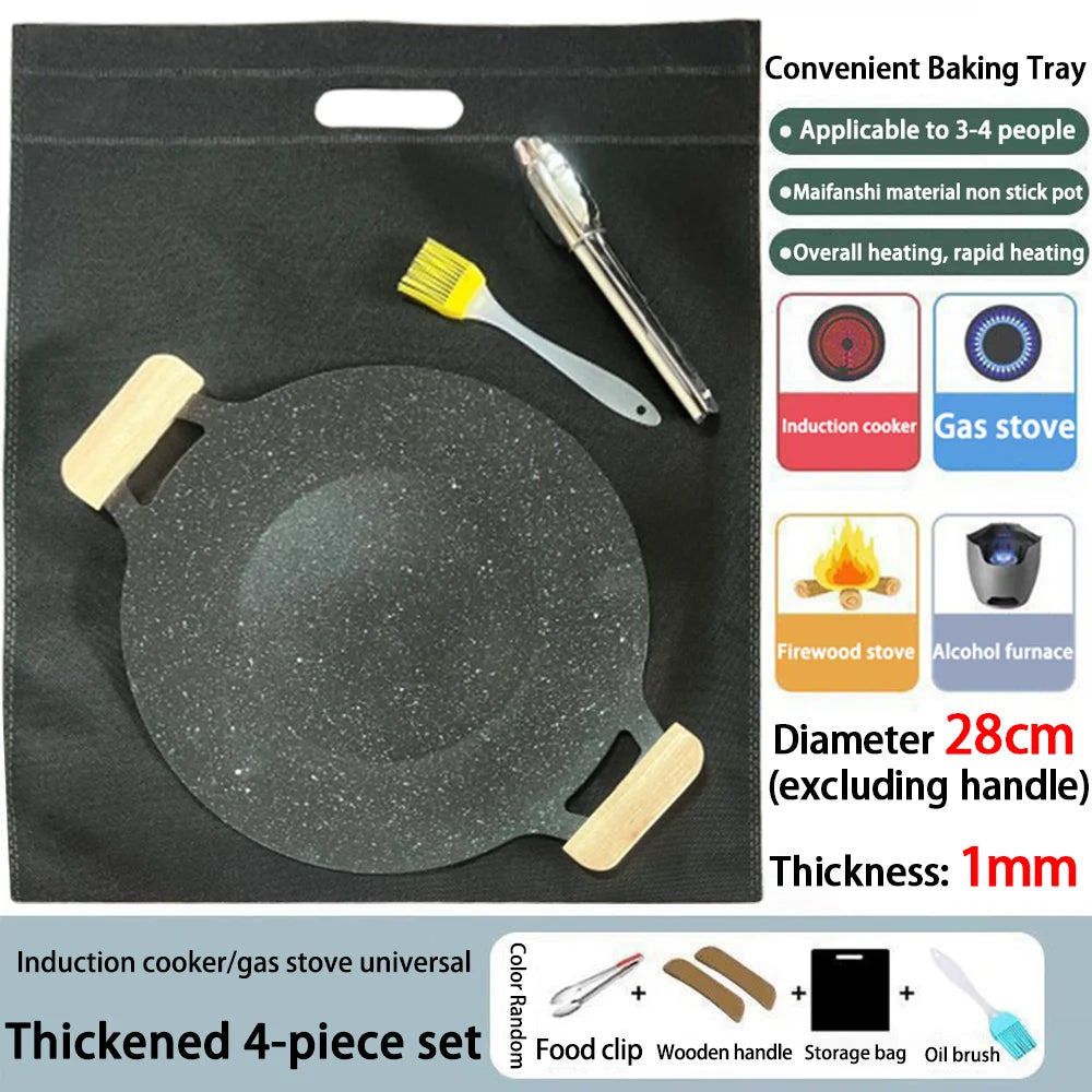 Anti-Stick Multi-Purpose Barbecue Cooking Plate