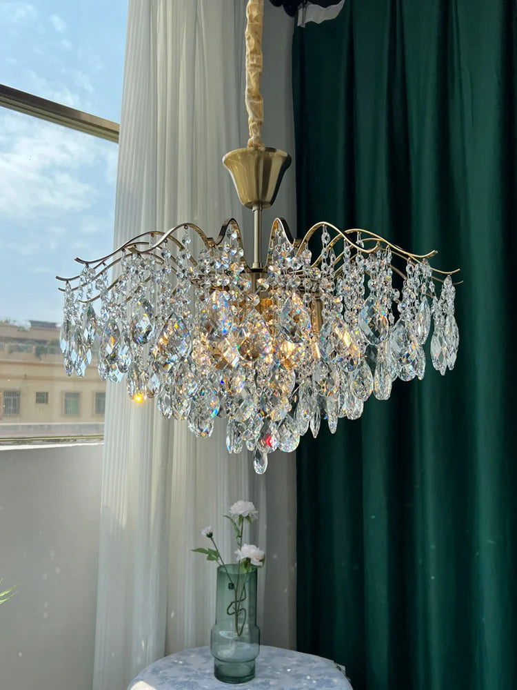 LED Crystal Pendant Chandelier