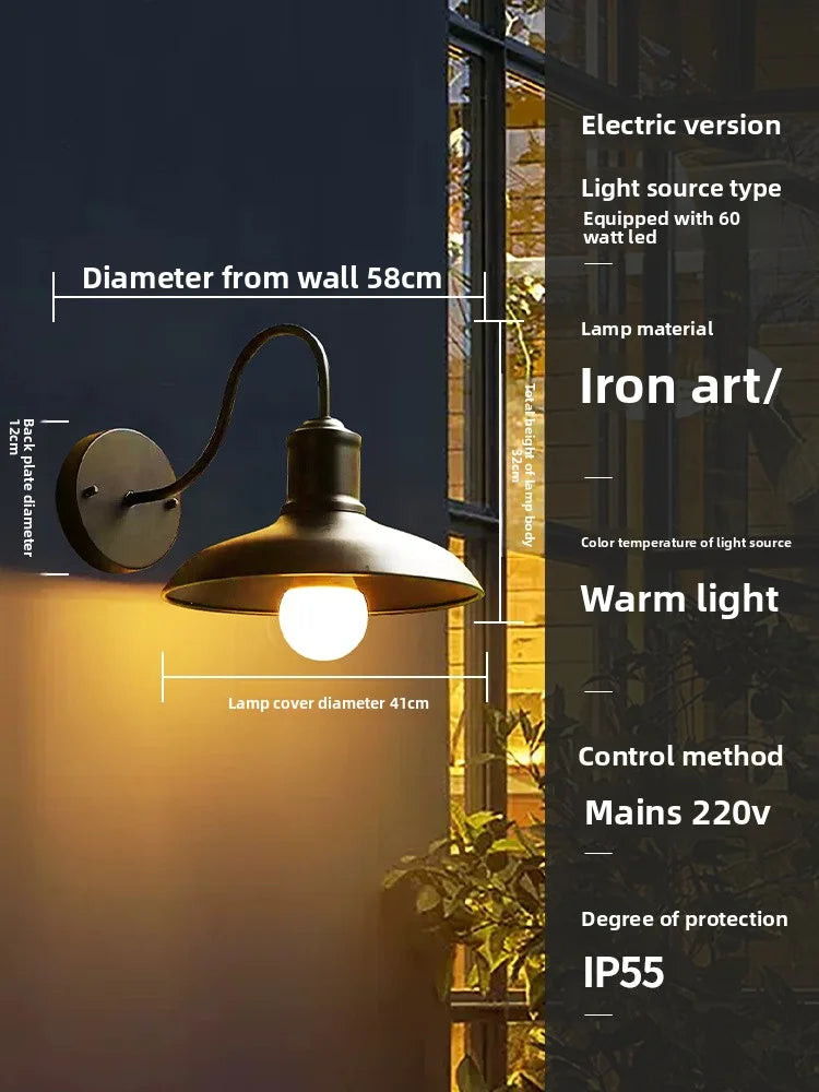 Outdoor Waterproof Solar Energy Exterior Wall Lamp