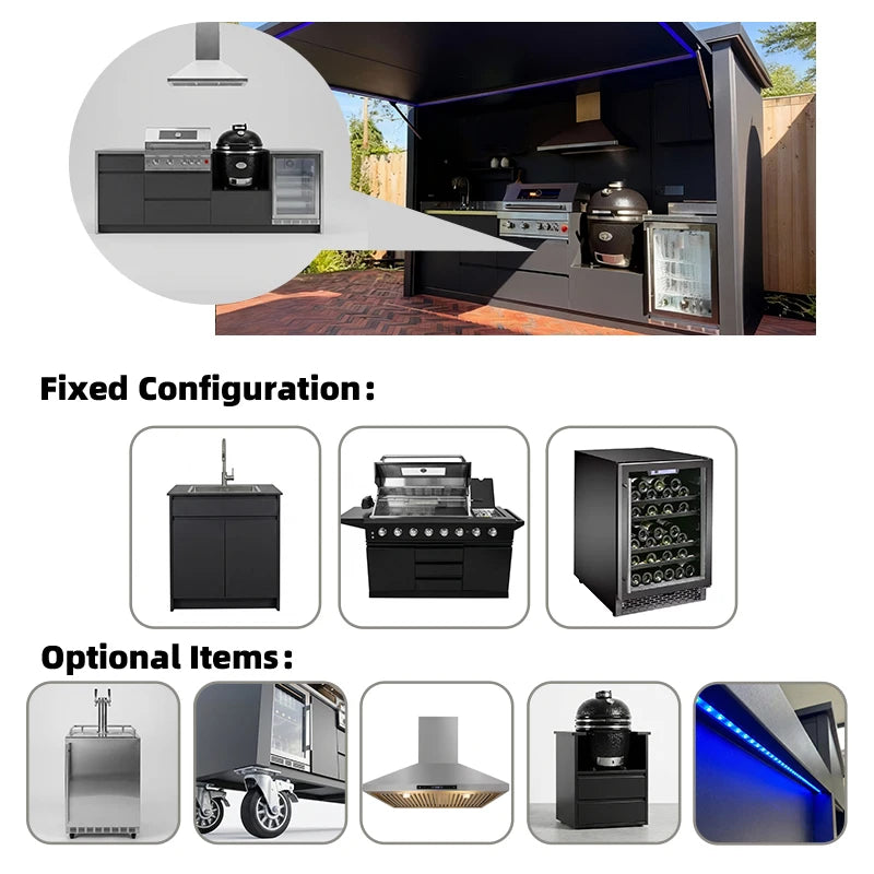 Outdoor Kitchen Shed
