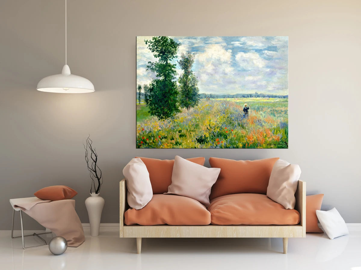 100% Handmade Impressionism Landscape Oil Painting on Linen Canvas