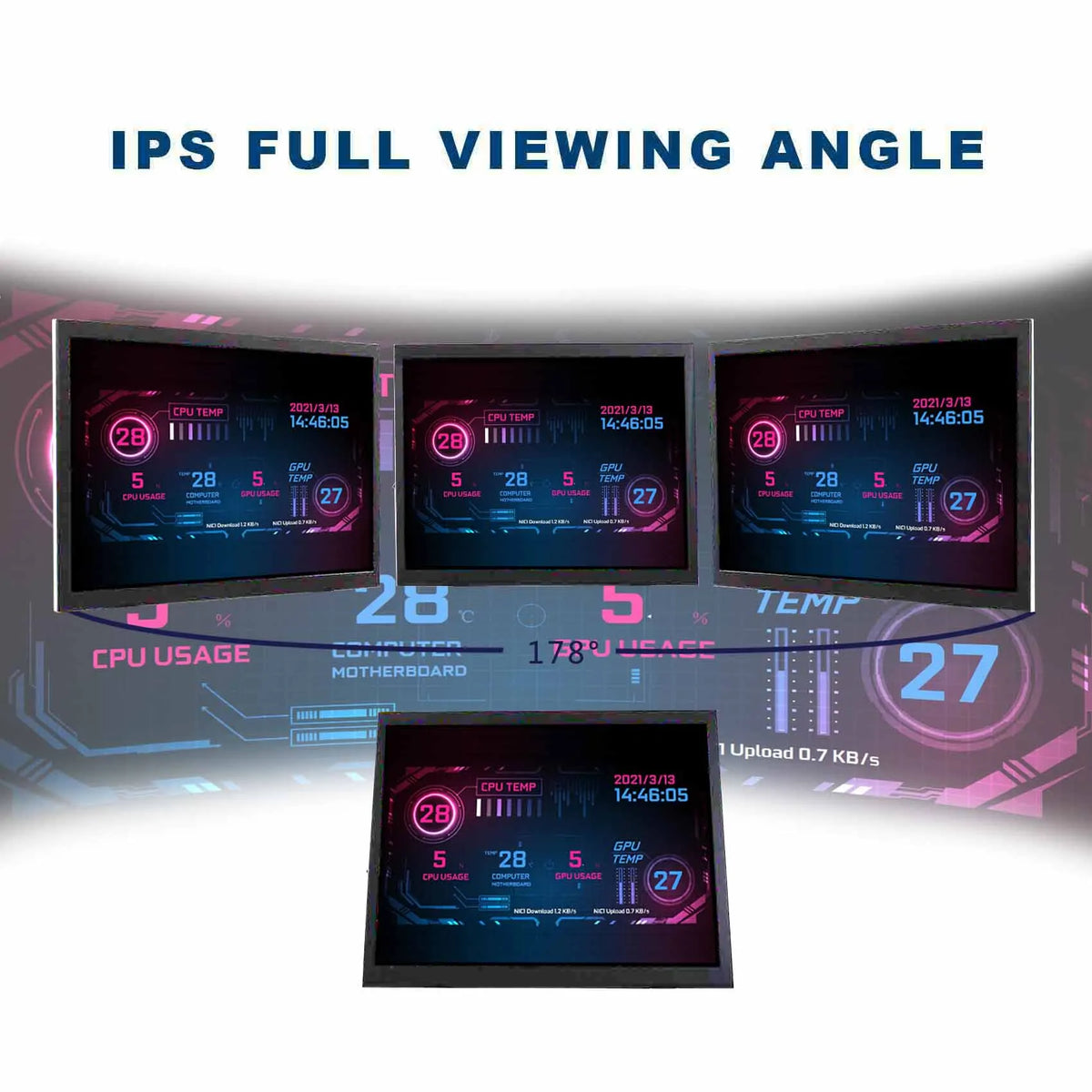 9.7" 2048X1536 2K 4:3 IPS DIY LCD Monitor