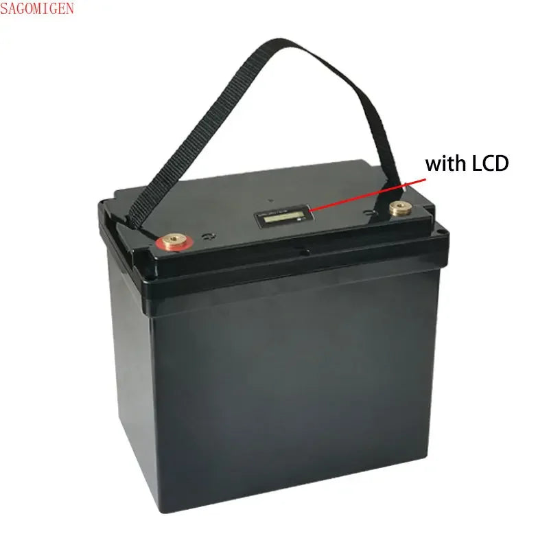 12V 24V 30Ah 40Ah 50Ah Lifepo4 Lithium Battery Storage Box, 32650/33140 Battery Case
