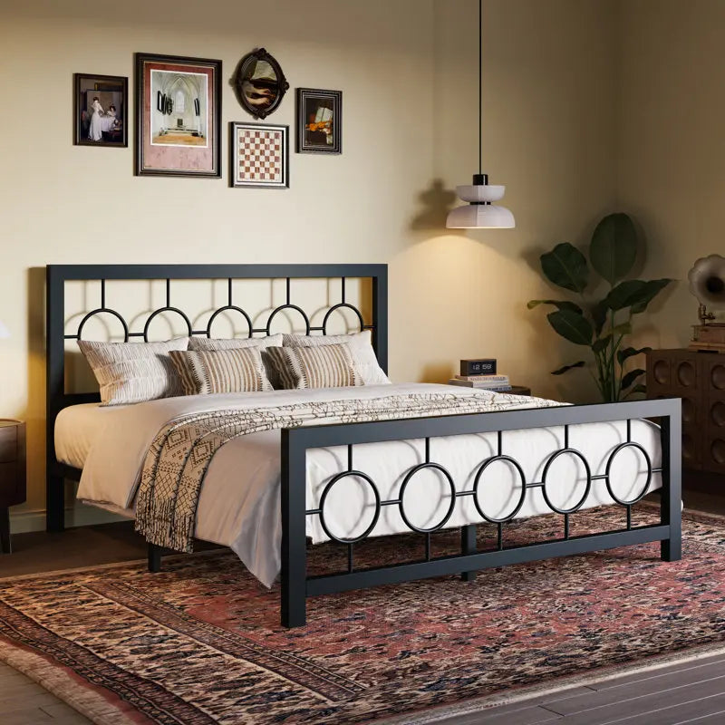 Iron Open-frame Twin to King Size Bed Frames