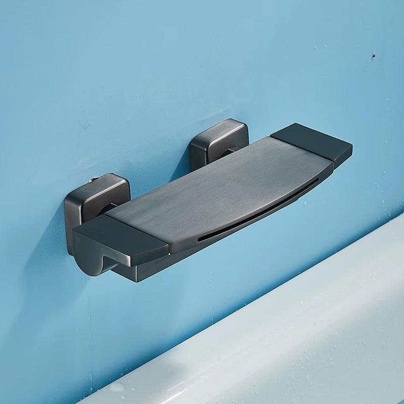 Waterfall Tub Faucet, Dual Handles
