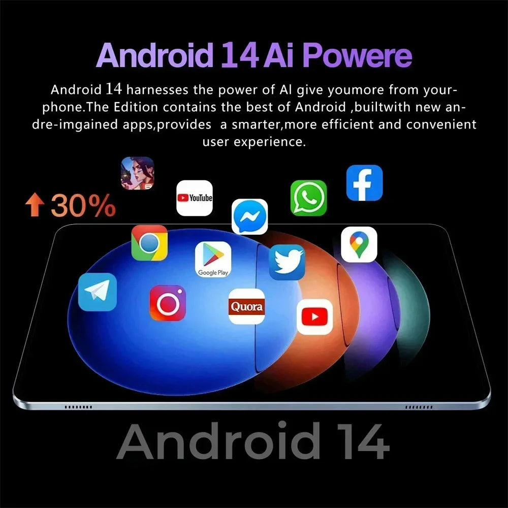 Original Pad 7s Pro Tablet 11'' Android 14 Tab 5G Dual SIM 22GB+2TB 20000mAh WIFI HD Screen Children's Tablets Kids Tablet PC
