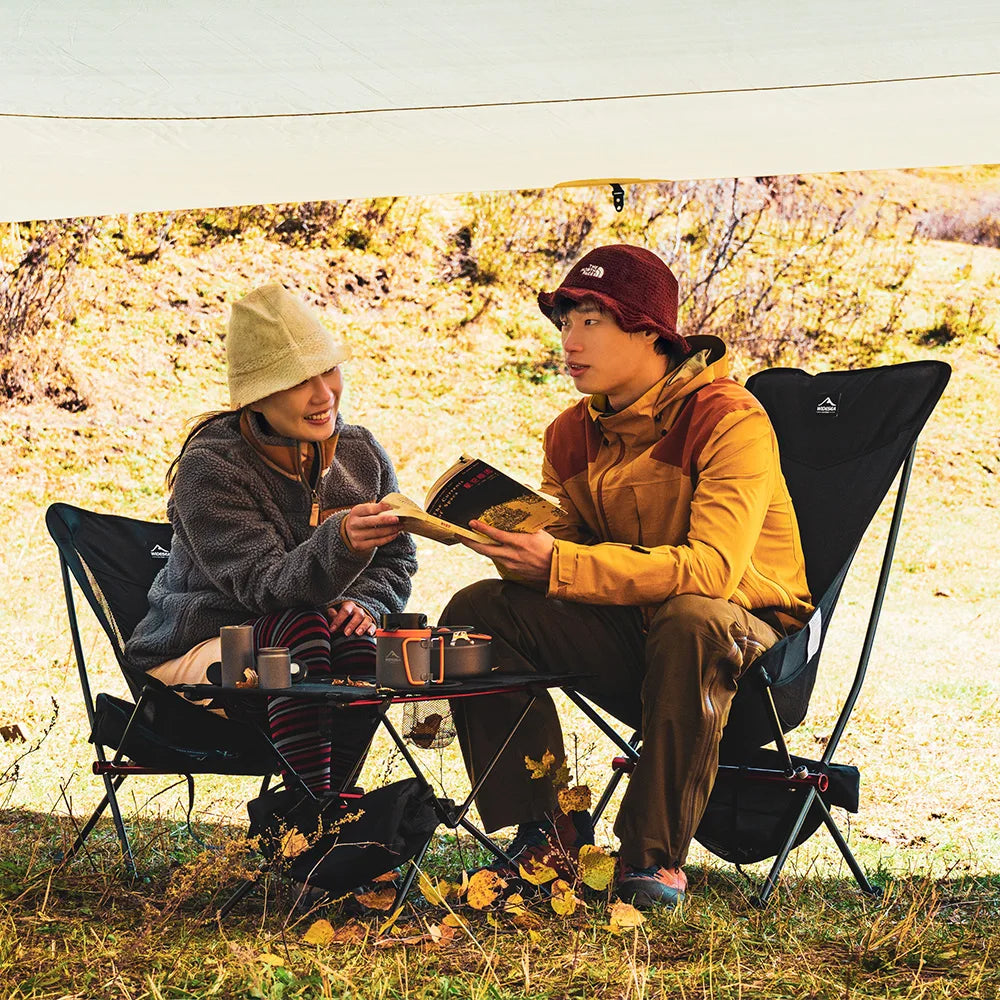 Outdoor Folding Chairs and Camping table.