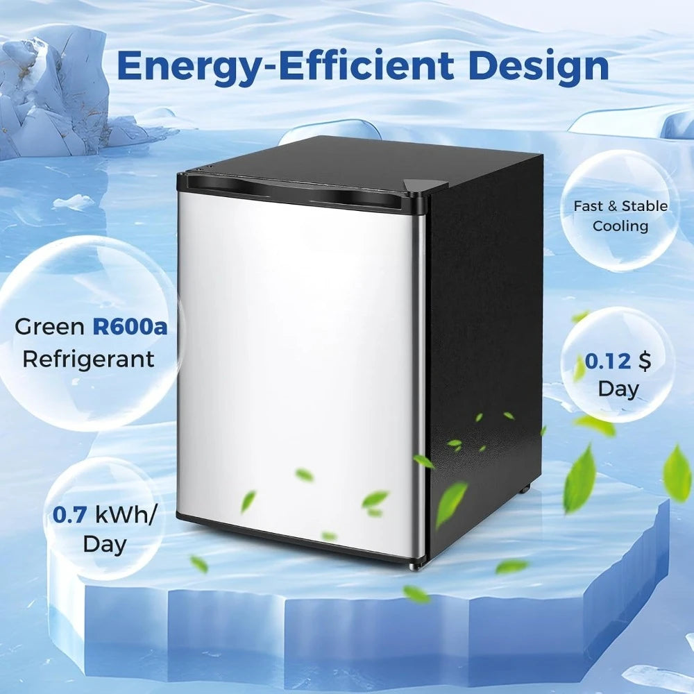 Compact Upright Mini Freezer 2.1 Cu.Ft Single Door
