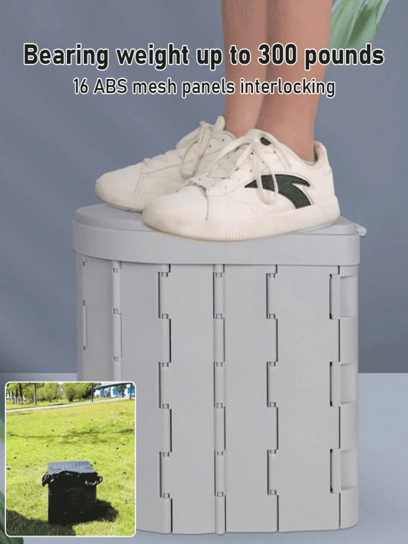 Car Portable Folding Toilet Travel Accessories Emergency Portable Toilet Outdoor Car Portable Toilet