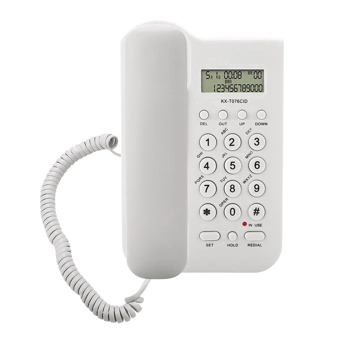Wired Desktop, Wall Landline Telephone