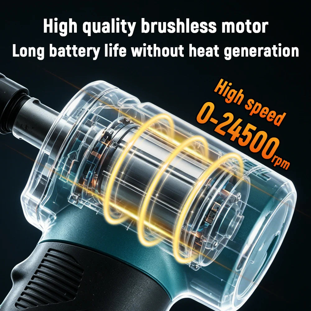 TUNGFULL Brushless Cordless Rotary Tool with Charger, 3/4-Speed Mini Electric Grinder