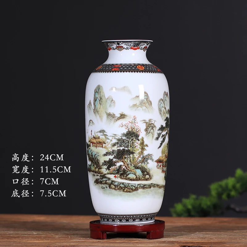 Jingdezhen Porcelain Flower Vase