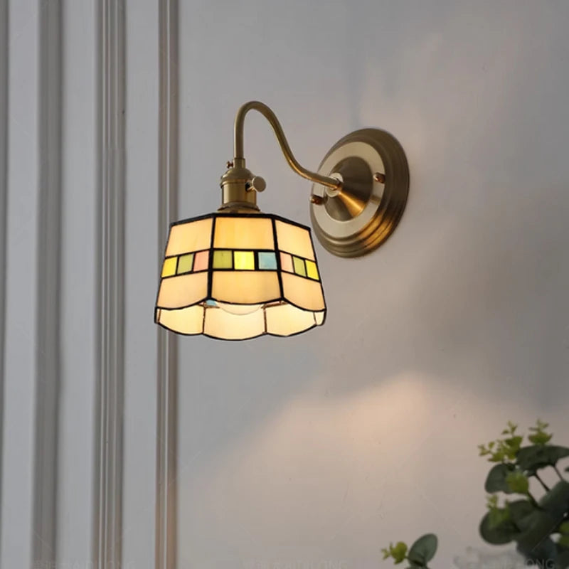 Vintage Copper Wall Light