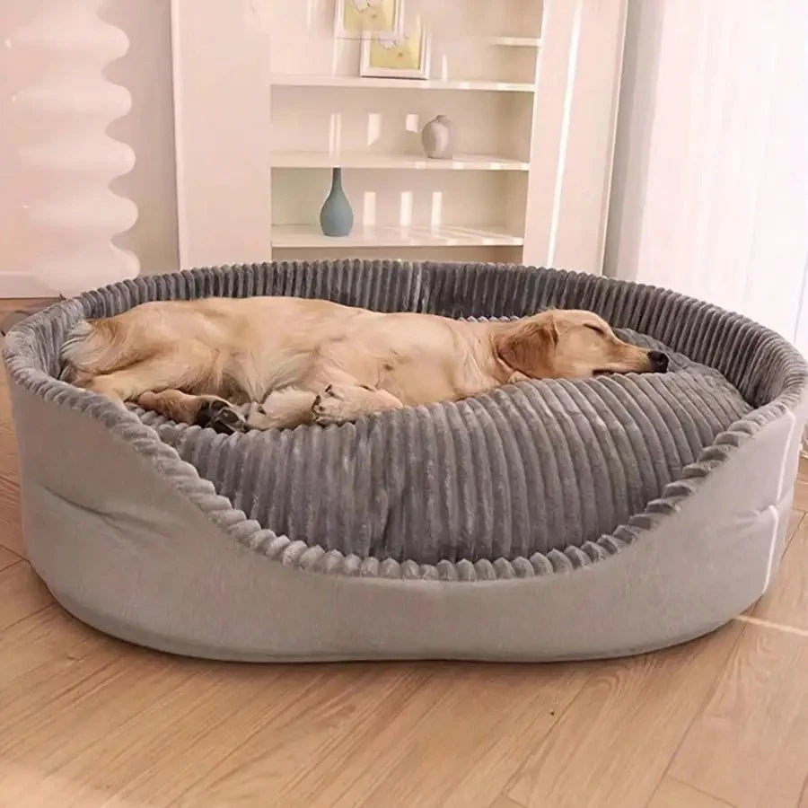 Machine-Washable Soft & Cozy Pet Bed – All-Season Dog & Cat House With Warm Mat |