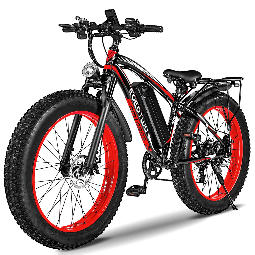 EOEOTWO 1500W Fat Tire Electric Bike for Adults 26"x4.0 All Terrain E-bike