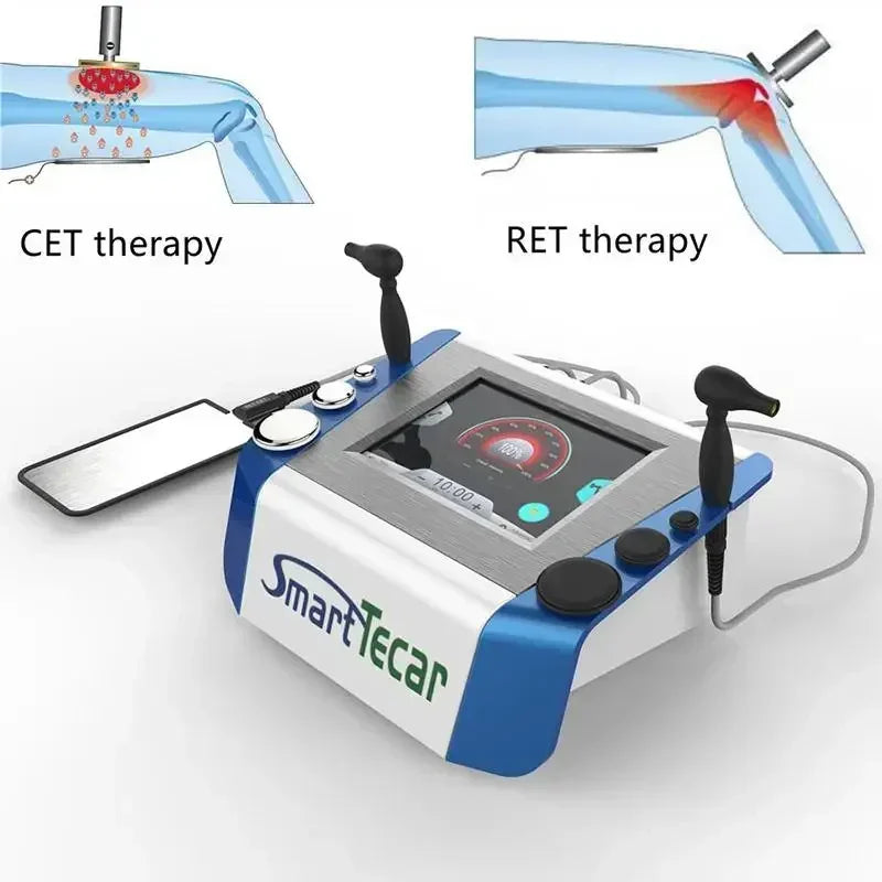 Indiba Ret CET Smart Tekar Therapy Microcurrent Face Lift Machine, Handles - Chiropractic Physio Spine Pain Relief Radio Frequencies