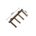 Natural Apple Wood Pet Parrot Raw Wood Fork Tree Branch Stand Rack