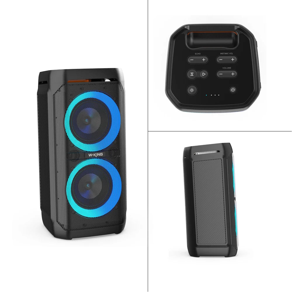 W-KING T11 100W RMS Bluetooth Speakers, IPX6 Waterproof,