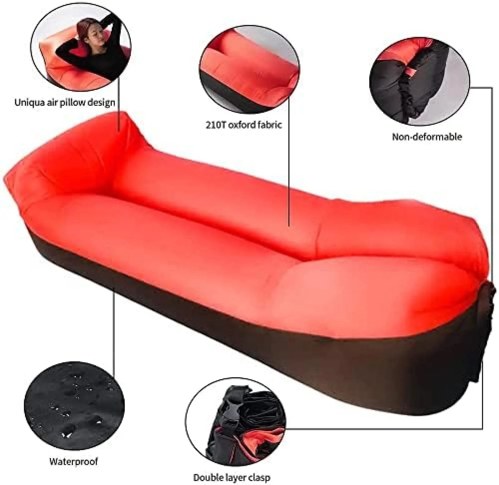 Erwachsene Luftsofa Kinder Fast Inflatable Air Sofa Bed