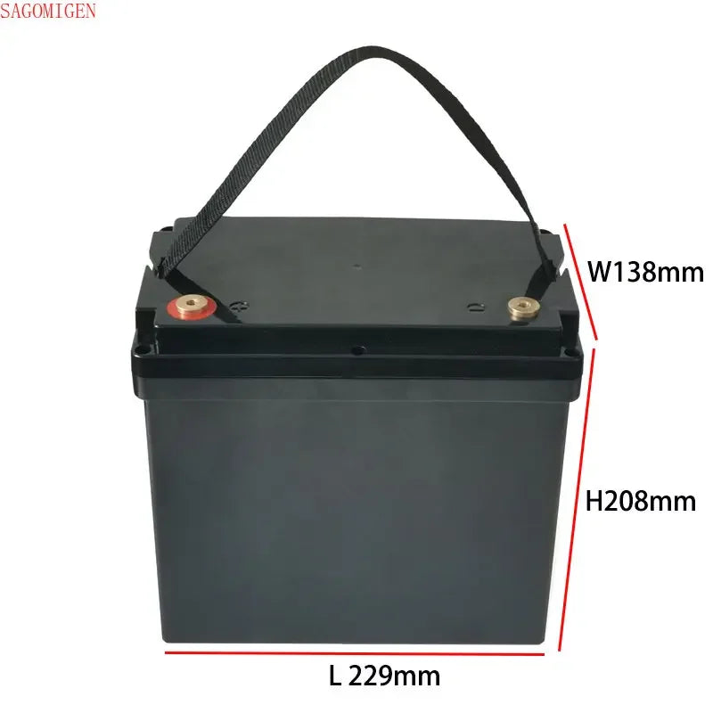 12V 24V 30Ah 40Ah 50Ah Lifepo4 Lithium Battery Storage Box, 32650/33140 Battery Case