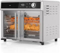 Crisp 'N Bake Air Fryer Toaster Oven Combo, 12 in 1 Countertop Convection Oven Cooks Food Fast, Fits a Whole Pizza