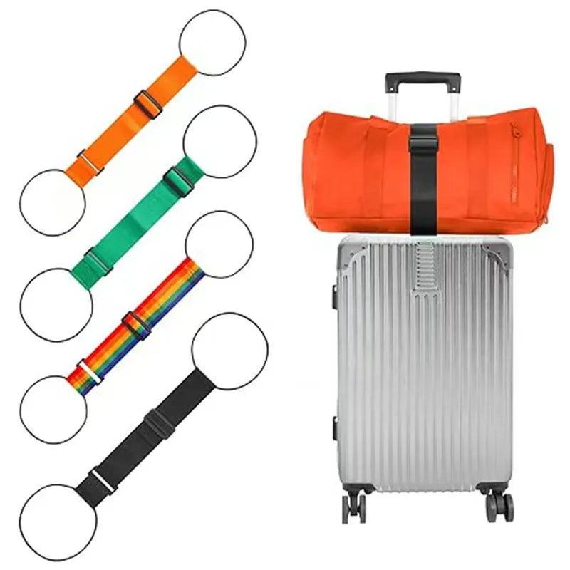 Elastic Adjustable Luggage Strap Carrier Strap Baggage Bungee Luggage Belts