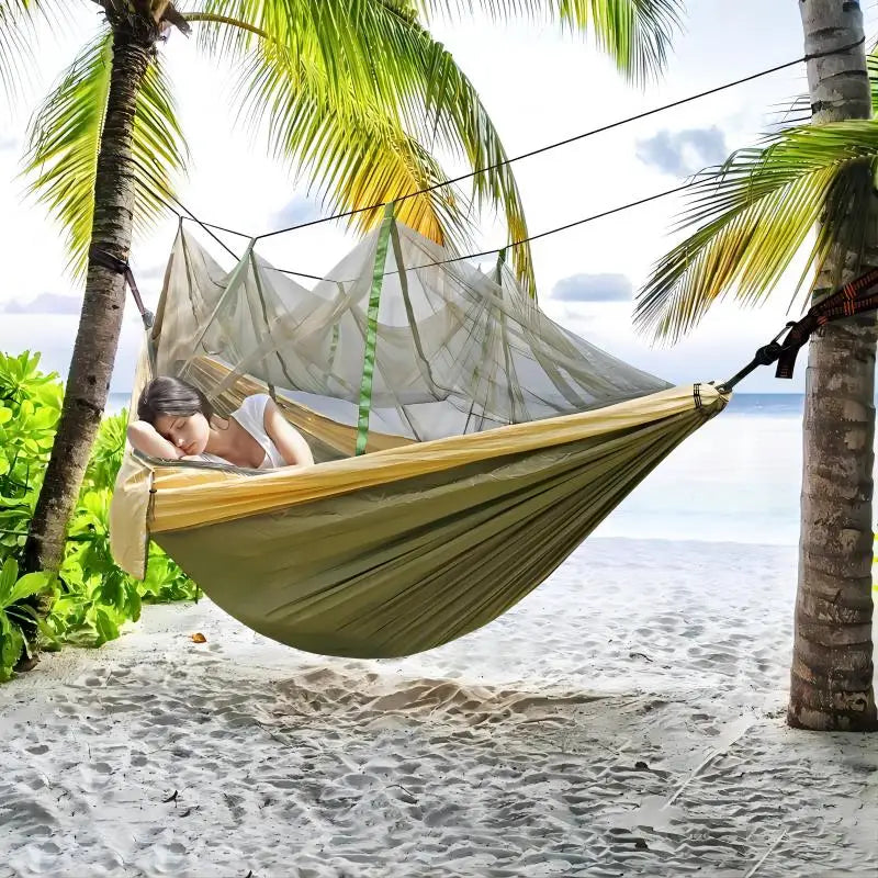 Portable Outdoor Hammock with Mosquito Net