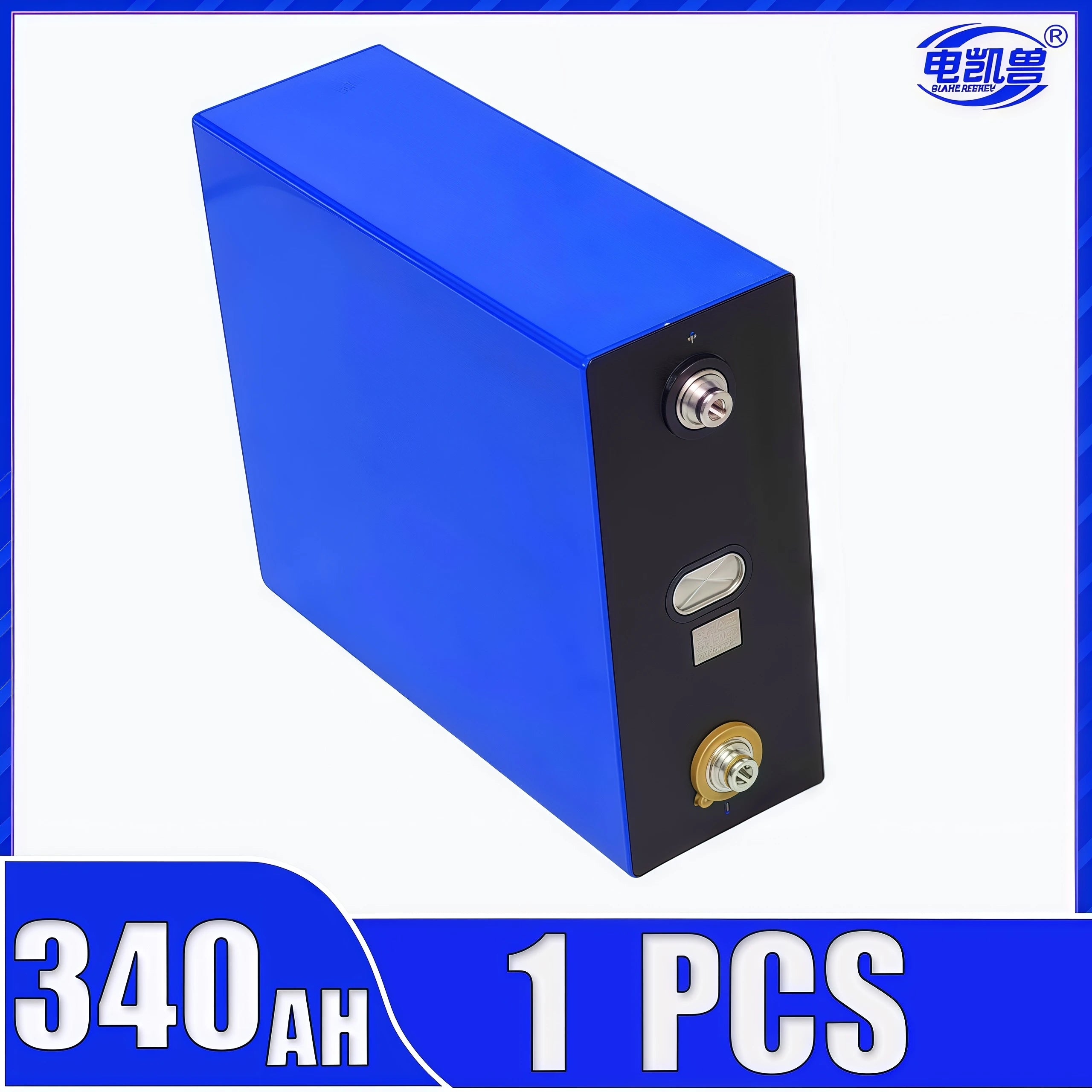 3.2V 340Ah 360Ah Grade-A Lifepo4 Rechargeable Battery Lithium Phosphate Golf Cars Travel Solar Campers Cell 12V 24V 48V Battery