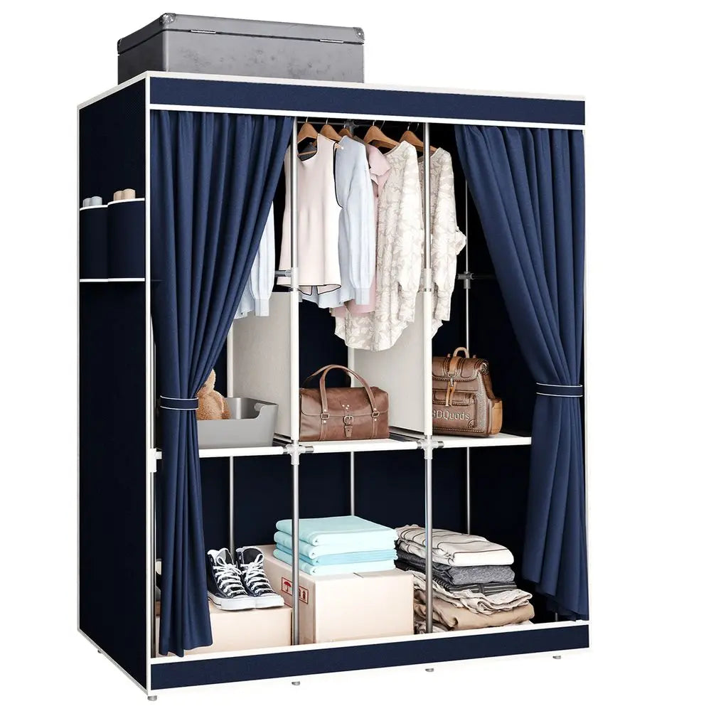 1pc Large Capacity Portable Wardrobe Closet,