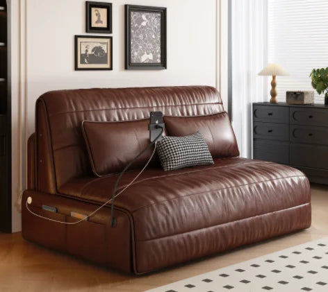 Strong 2 Seats Electric Sofa Loveseat.  Italian Designer Oversized Recliner Chair