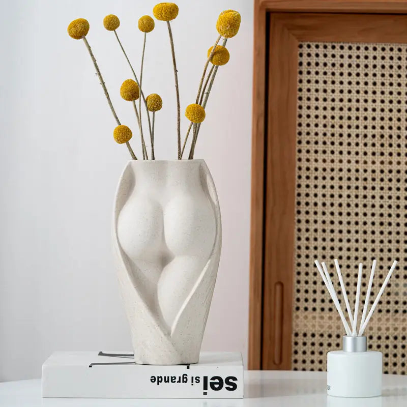 Boho Body Form Ceramic Vase