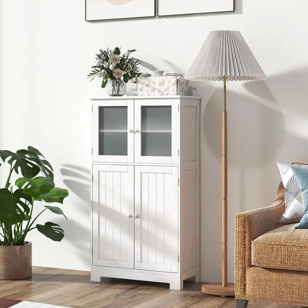 White Storage Cabinet